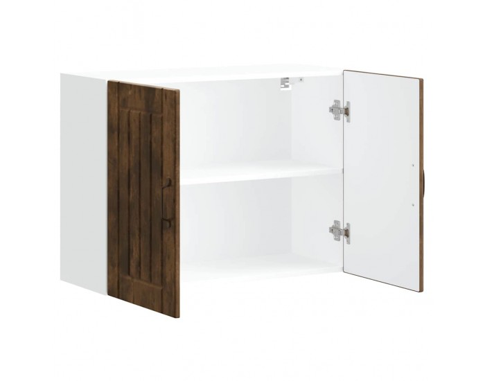 Sonata H Кухненски стенен шкаф Lucca, опушен дъб, инженерно дърво