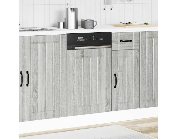 Sonata H Панел за миялна машина, Lucca, сив сонома, инженерно дърво