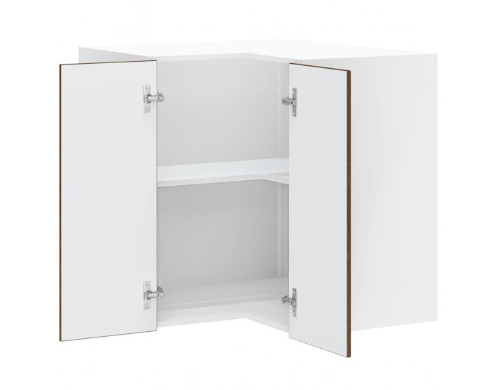 Sonata H Кухненски стенен ъглов шкаф Lucca, кафяв дъб, инженерно дърво