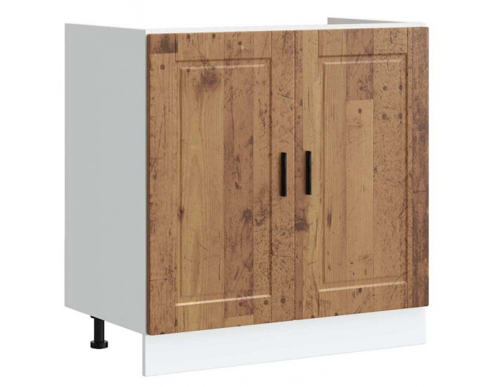 Sonata H Шкаф за мивка, Porto, старо дърво, 80x46x81,5см инженерно дърво