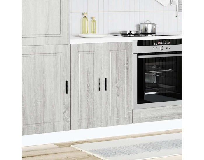 Sonata H Кухненски шкаф Porto, сив сонома, инженерно дърво