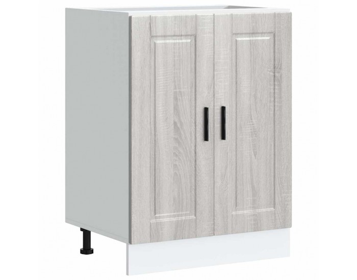 Sonata H Кухненски шкаф Porto, сив сонома, инженерно дърво