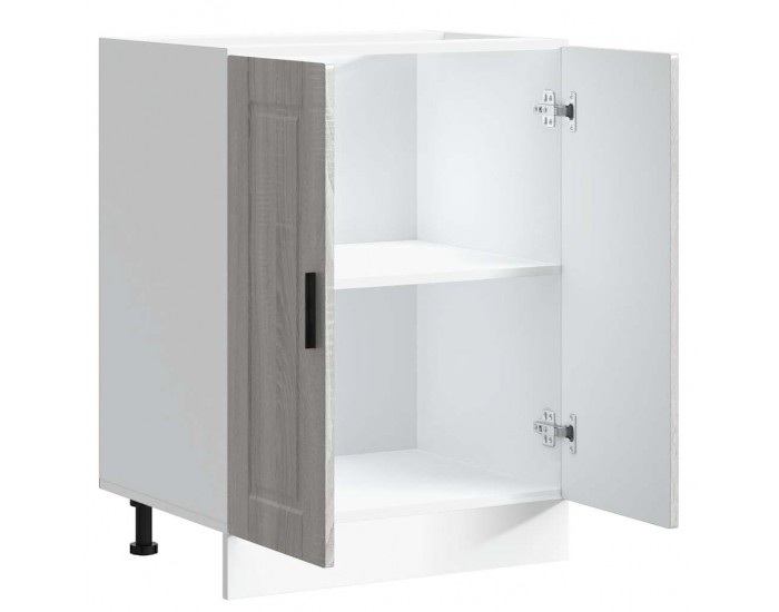 Sonata H Кухненски шкаф Porto, сив сонома, инженерно дърво