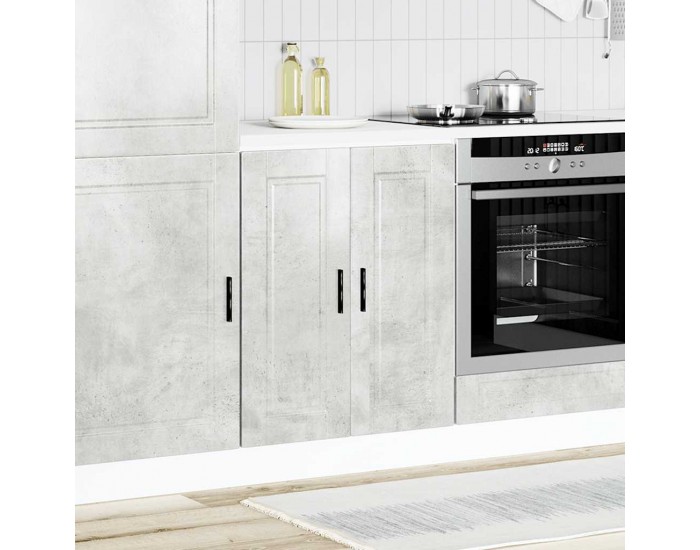 Sonata H Кухненски шкаф Porto, бетонно сив, инженерно дърво