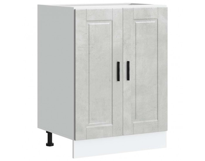 Sonata H Кухненски шкаф Porto, бетонно сив, инженерно дърво