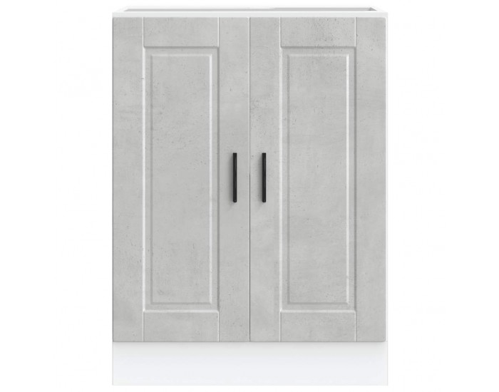 Sonata H Кухненски шкаф Porto, бетонно сив, инженерно дърво