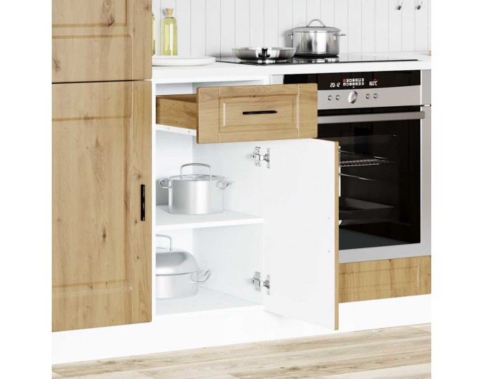 Sonata H Кухненски шкаф Porto, дъб артизан, инженерно дърво