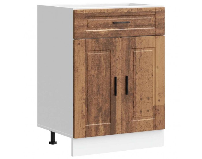 Sonata H Кухненски шкаф Porto, старо дърво, инженерно дърво