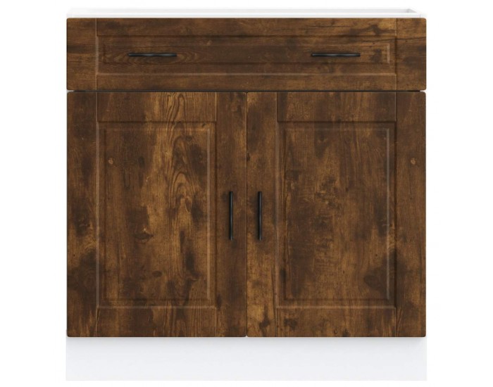 Sonata H Кухненски шкаф Porto, опушен дъб, инженерно дърво