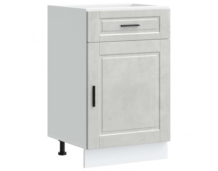 Sonata H Кухненски шкаф Porto, бетонно сив, инженерно дърво