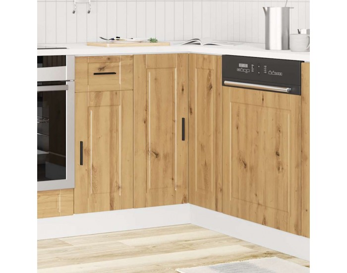 Sonata H Кухненски ъглов шкаф Porto, дъб артизан, инженерно дърво