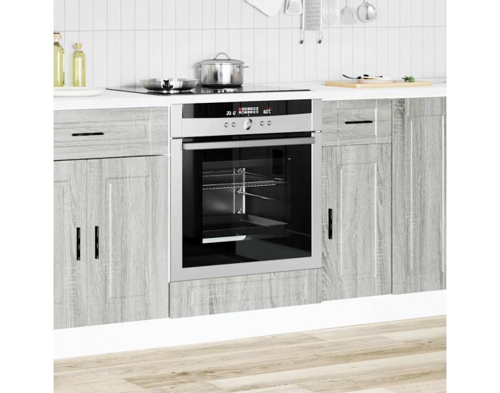 Sonata H Шкаф за фурна, Porto, сив сонома, инженерно дърво