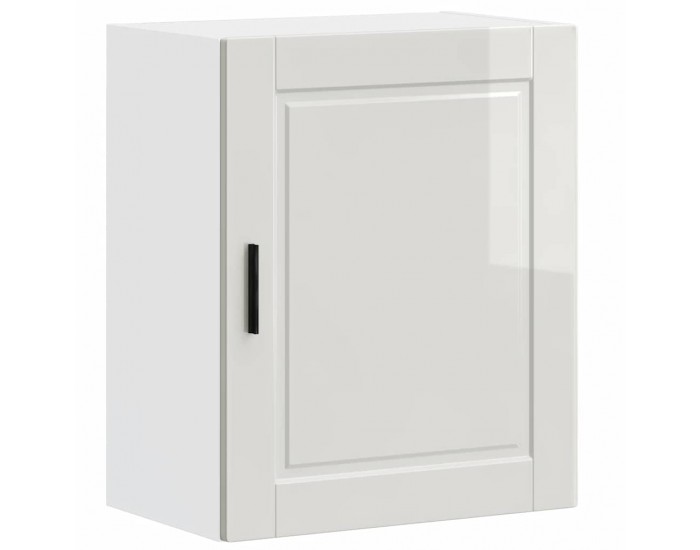 Sonata H Кухненски стенен шкаф Porto, бял гланц, инженерно дърво