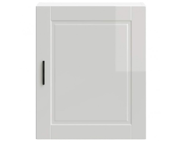 Sonata H Кухненски стенен шкаф Porto, бял гланц, инженерно дърво