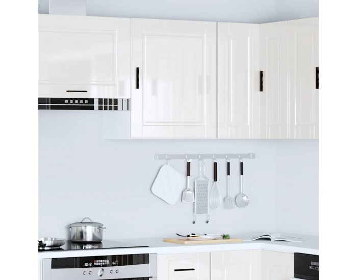 Sonata H Кухненски стенен шкаф Porto, бял гланц, инженерно дърво