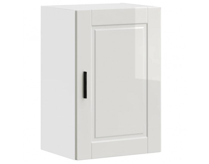 Sonata H Кухненски стенен шкаф Porto, бял гланц, инженерно дърво