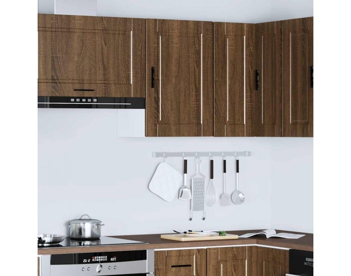 Sonata H Кухненски стенен шкаф Porto, кафяв дъб, инженерно дърво