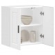 Sonata H Кухненски стенен шкаф Porto, бял, инженерно дърво