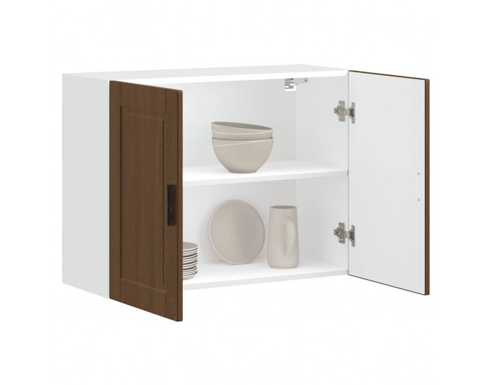 Sonata H Кухненски стенен шкаф Porto, кафяв дъб, инженерно дърво