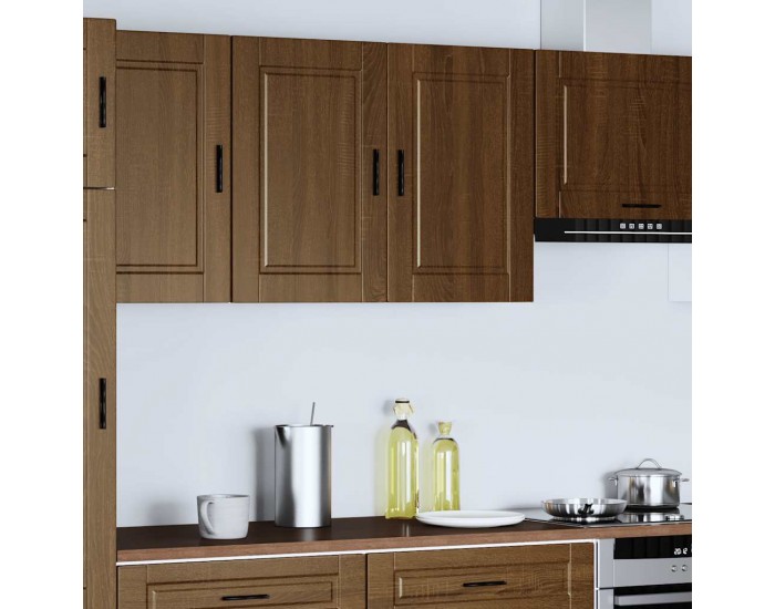Sonata H Кухненски стенен шкаф Porto, кафяв дъб, инженерно дърво