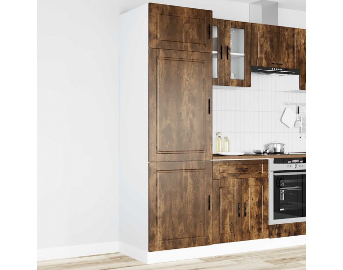 Sonata H Кухненски шкаф Porto, опушен дъб, инженерно дърво