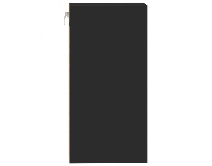 Sonata H Висящ шкаф Рига, черен, 30x29,5x60 см, инженерно дърво