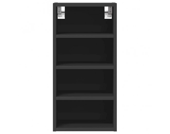 Sonata H Висящ шкаф Рига, черен, 30x29,5x60 см, инженерно дърво