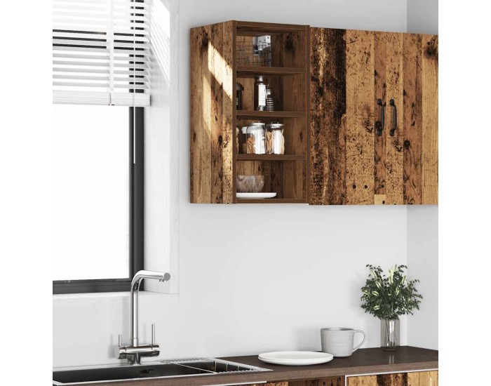Sonata H Висящ шкаф Рига Старо дърво 30x29,5x60 см Инженерно дърво