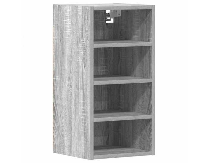 Sonata H Висящ шкаф Рига сив, цвят сонома, 30x29,5x60 см, инженерно дърво