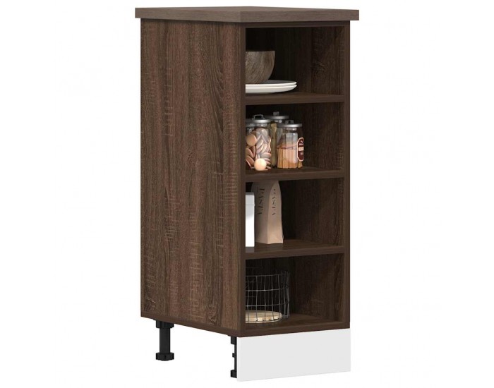 Sonata H Долен шкаф Рига кафяв дъб 30x44,5x81,5 см, инженерно дърво