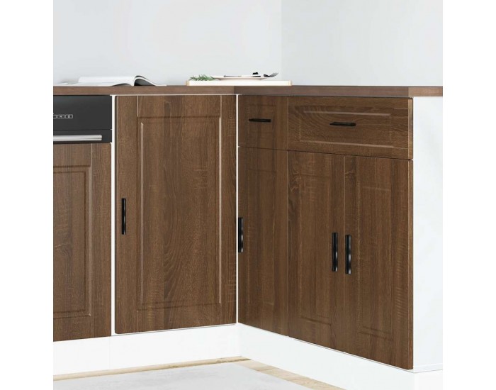 Sonata H Кухненски шкаф Porto, кафяв дъб, инженерна дървесина