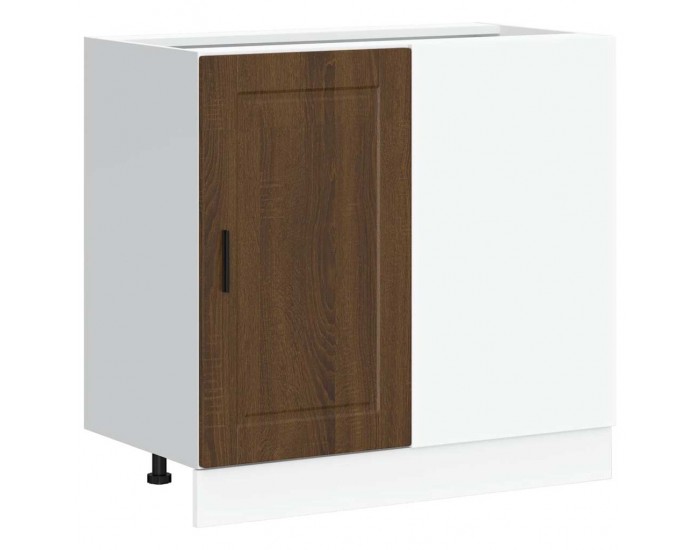 Sonata H Кухненски шкаф Porto, кафяв дъб, инженерна дървесина