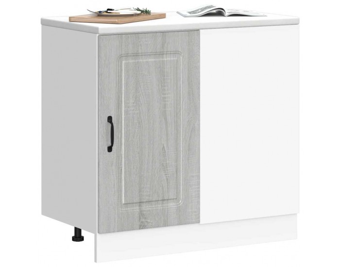 Sonata H Кухненски шкаф, Kalmar, сив сонома, инженерно дърво