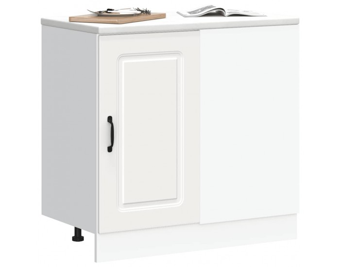 Sonata H Кухненски шкаф, Kalmar, бял, инженерно дърво