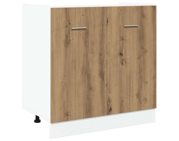 Sonata H Долен шкаф за мивка Lyon, дъб Artisan, 80x46x81,5 см, инженерно дърво