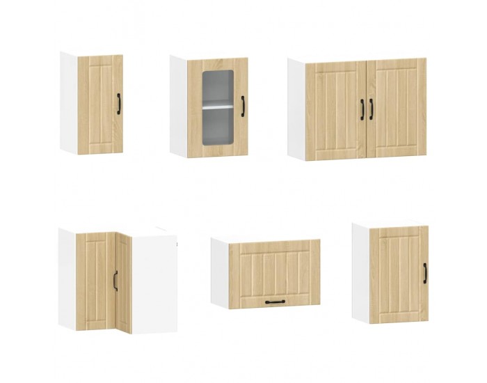 Sonata H Комплект кухненски шкафове от 11 части Lucca, инженерно дърво