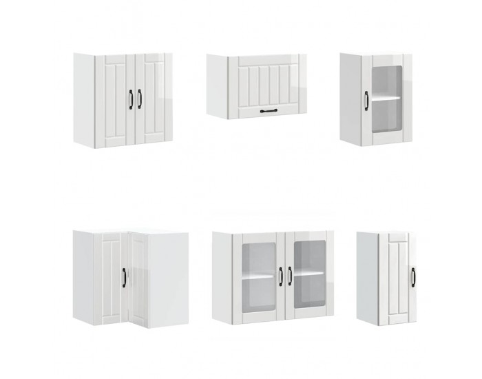 Sonata H Комплект кухненски шкафове от 11 части Lucca, инженерно дърво