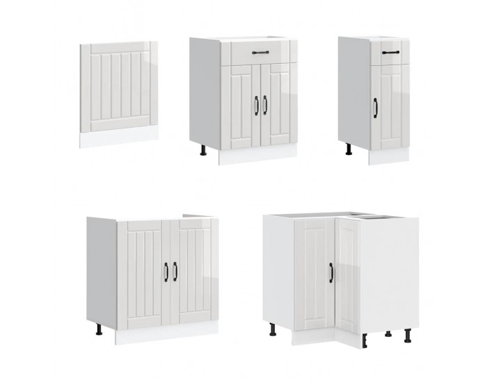 Sonata H Комплект кухненски шкафове от 11 части Lucca, инженерно дърво