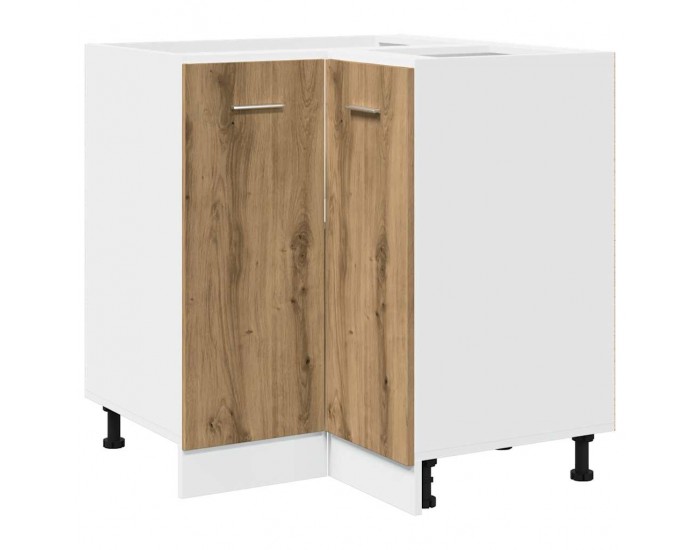 Sonata H Комплект кухненски шкафове, 11 части, Lyon, дъбов рафт, инженерна дървесина