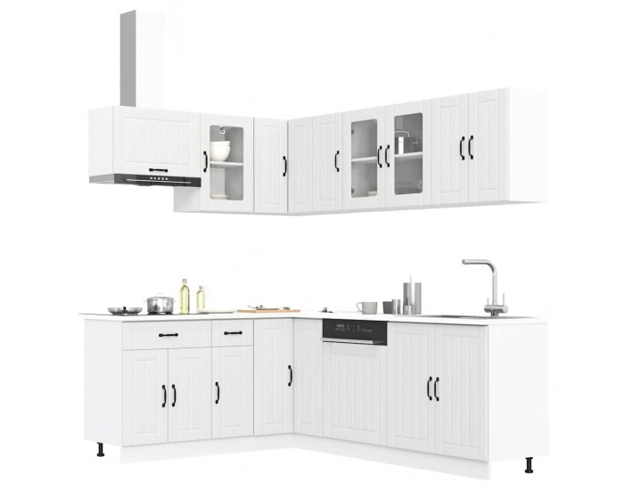 Sonata H Комплект кухненски шкафове от 11 части Lucca, инженерно дърво