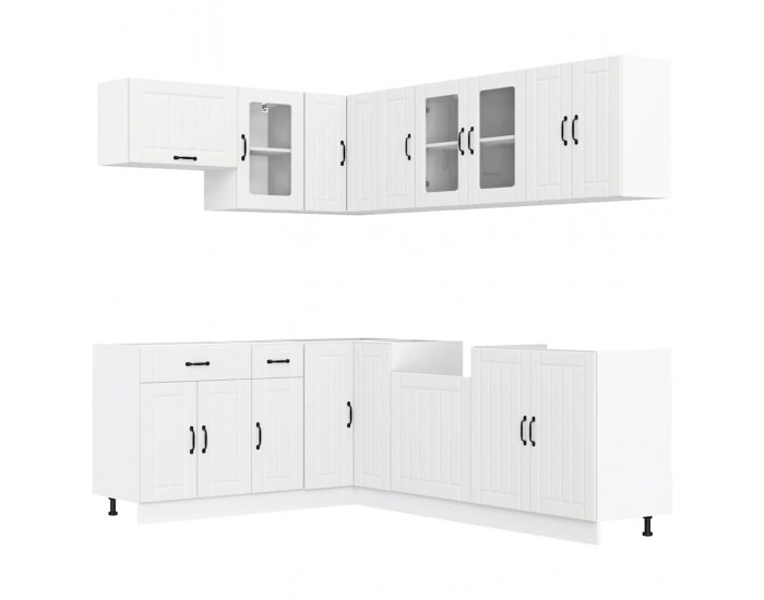 Sonata H Комплект кухненски шкафове от 11 части Lucca, инженерно дърво