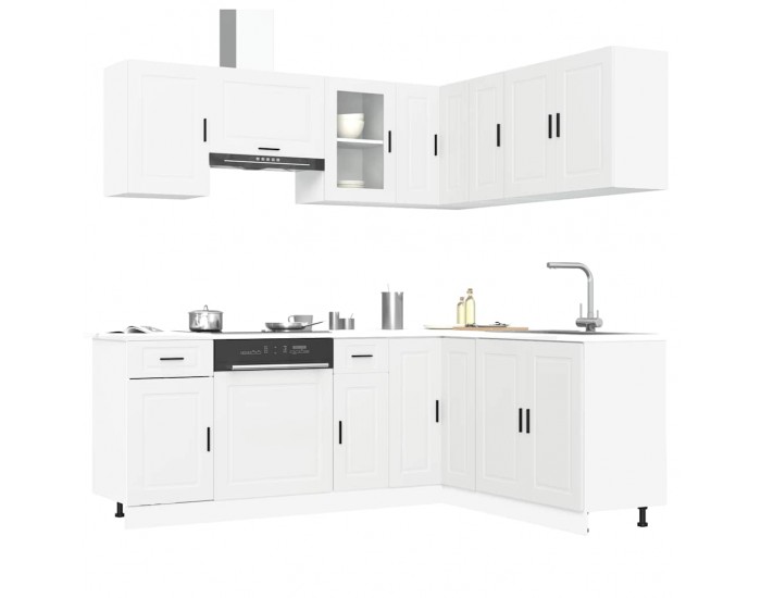 Sonata H Комплект кухненски шкафове от 11 части Porto, инженерно дърво