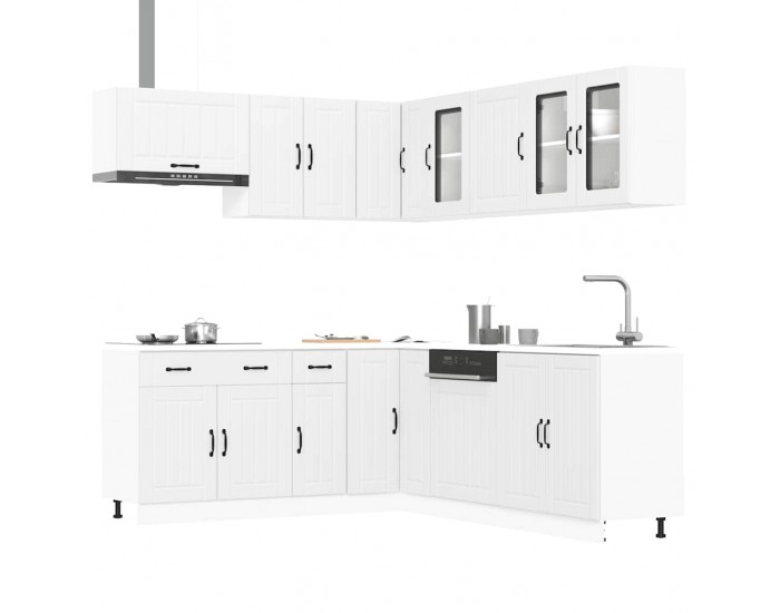 Sonata H Комплект кухненски шкафове от 11 части Lucca, инженерно дърво