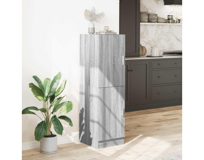 Sonata H Кухненски шкаф, сив сонома, 38x41,5x131,5 см, инженерно дърво