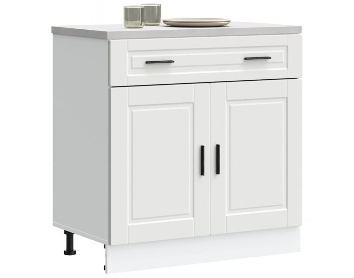 Sonata H Кухненски шкаф Porto Бяла инженерна дървесина