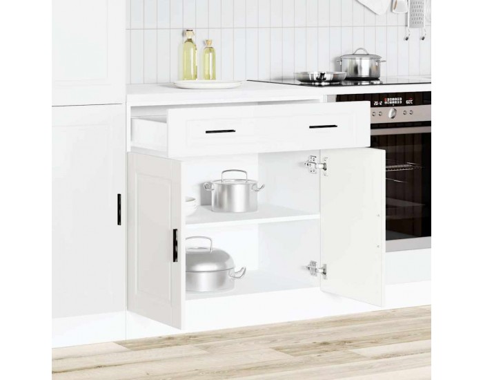 Sonata H Кухненски шкаф Porto Бяла инженерна дървесина