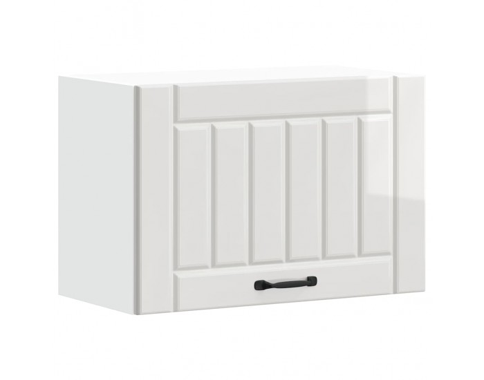 Sonata H Кухненски стенен шкаф Lucca, бял гланц, инженерно дърво