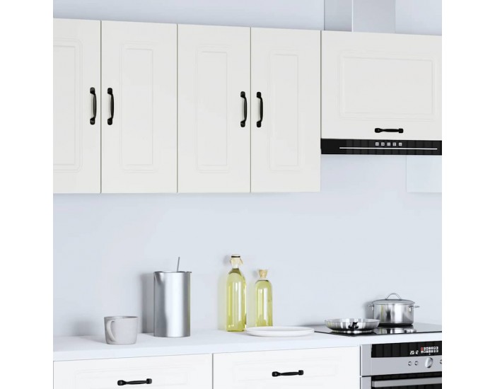 Sonata H Кухненски стенен шкаф, Kalmar, бял, инженерно дърво