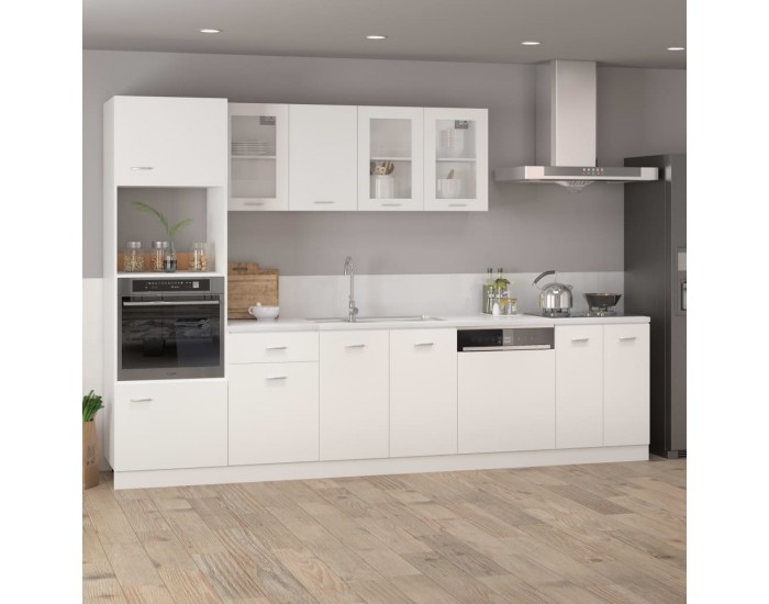 Sonata H Панел за съдомиялна машина Lyon, бял, 59,5x3x67 см, инженерно дърво