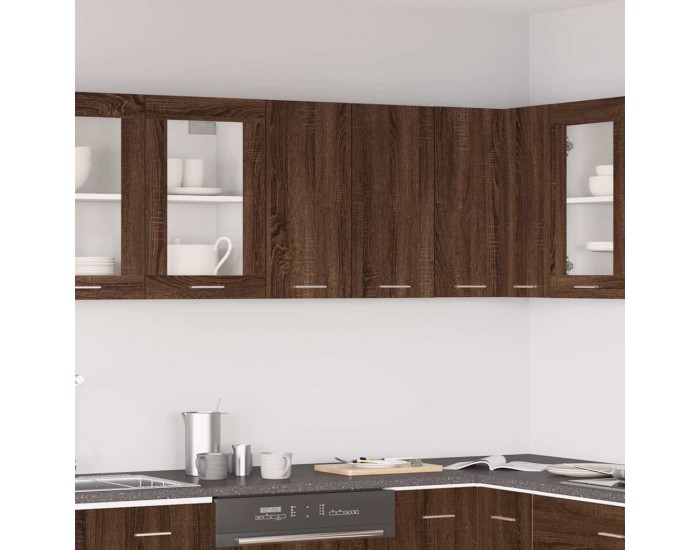 Sonata H Висящ шкаф Lyon, кафяв дъб, 60x31x60 см, инженерно дърво